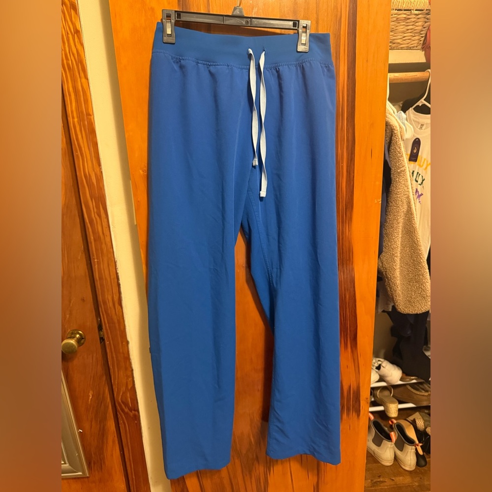 women Blue Drawstring Pants